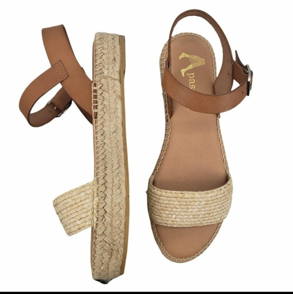 Apaseart Espadrille Sandals Women Size 8.5 US Euro 39
